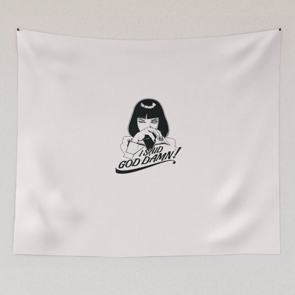 Item preview, Mia Wallace ¡Maldita sea! designed and sold by PaucekEstevan.