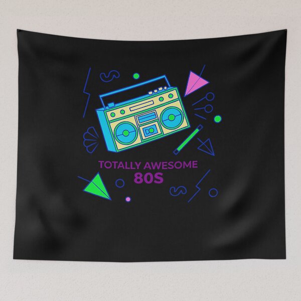 Item preview, Retro 80S Totally Awesome Boombox Cassette Mixtape designed and sold by DominickMonsa.