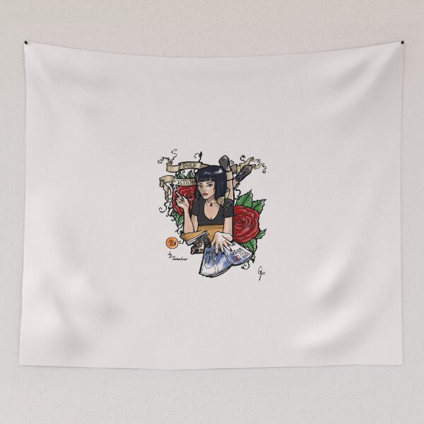 Item preview, Mia Wallace ¡Maldita sea! designed and sold by PaucekEstevan.