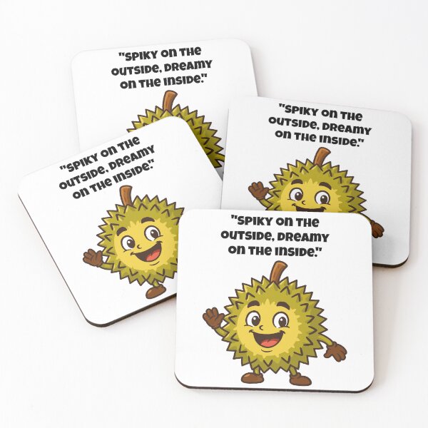 Item preview, Spiky on the Outside, Sweet on the Inside - Durian Character designed and sold by Latitude 1°N.