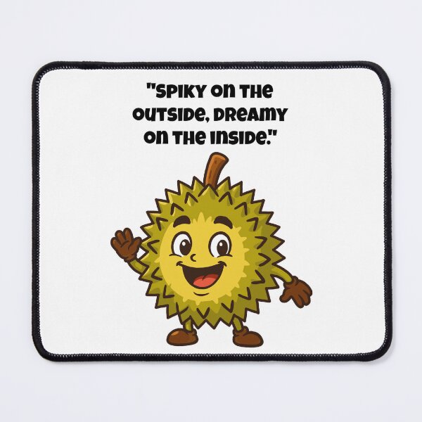 Item preview, Spiky on the Outside, Sweet on the Inside - Durian Character designed and sold by Latitude 1°N.