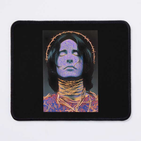 Aperçu de l'œuvre Affiche abstraite psychédélique vintage surréaliste au néon de Trent Reznor créée et vendue par polletparter.