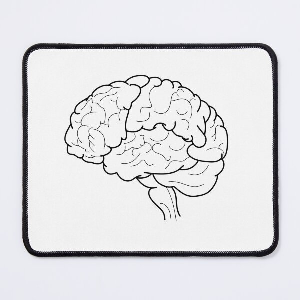 Item preview, anatomical Brain (black) designed and sold by victorian-era-frog.