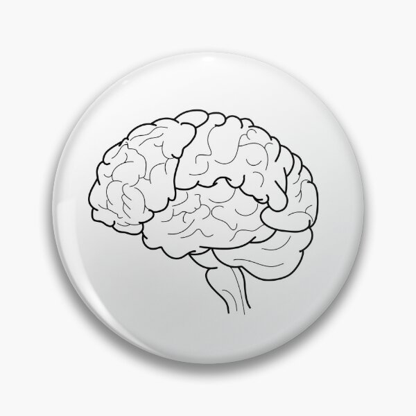 Item preview, anatomical Brain (black) designed and sold by victorian-era-frog.
