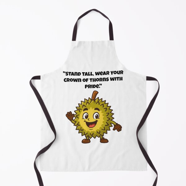 Item preview, Durian Character - A Spiky, Friendly Fruit with a Smile designed and sold by Latitude 1°N.