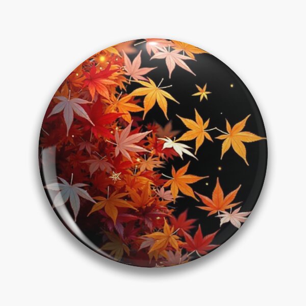 Item preview, Autumn Leaves Falling in a Magical Glow designed and sold by ThreadLineMe.