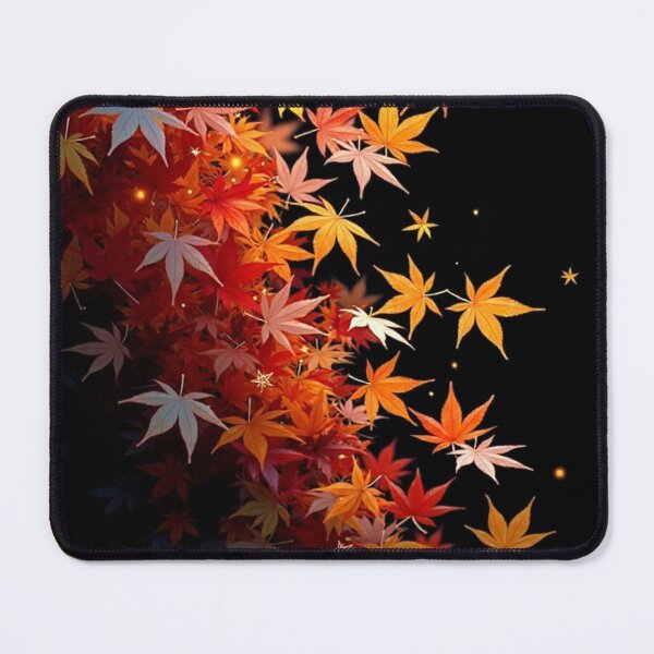 Item preview, Autumn Leaves Falling in a Magical Glow designed and sold by ThreadLineMe.