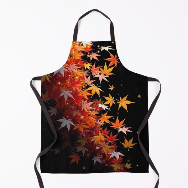 Item preview, Autumn Leaves Falling in a Magical Glow designed and sold by ThreadLineMe.
