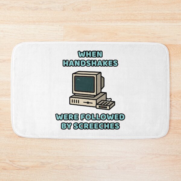 Item preview, PC and Modem: When handshakes were followed by screeches designed and sold by WurmWeb.DesignShop.