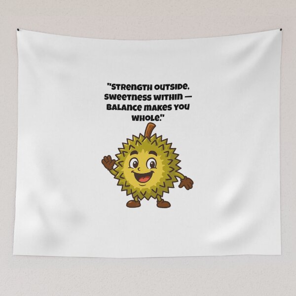 Item preview, Durian Character - Strong on the Outside, Sweet on the Inside designed and sold by Latitude 1°N.
