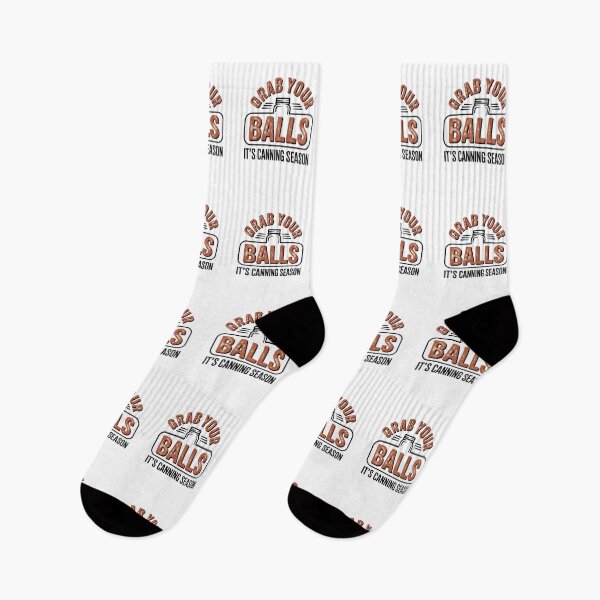 Item preview, Grab Your Balls It's Canning Season - The perfect gift for anyone who laughs as hard at canning jokes as they do at their overflowing stash of mason jars. designed and sold by ZyziowskyArt.