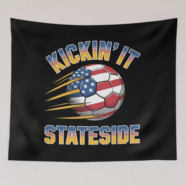 Item preview, usa soccer - patriotic soccer - 2026 soccer - red white and blue - american sports - stars and stripes soccer - bald eagle soccer - freedom soccer - Kickin’ It Since 1776  designed and sold by JansenGS.