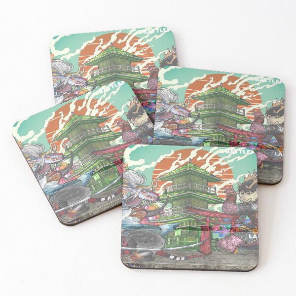 Item preview, Samurai and ronin in battle designed and sold by DayAndNightProductions.
