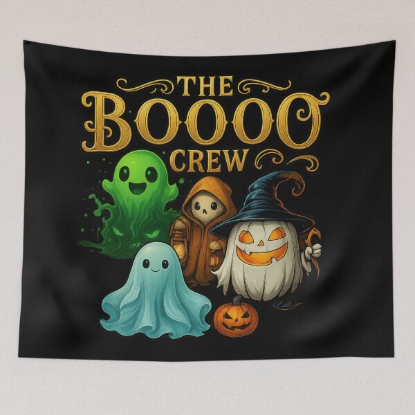 Item preview, The Boooo Crew Halloween Character Squad designed and sold by Daagath.