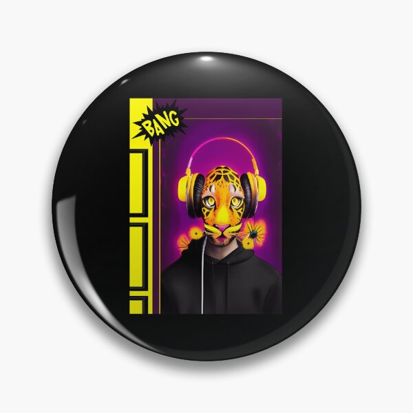 Item preview, Pop Design - Tiger With Music Helmets designed and sold by thorleygradenvs.