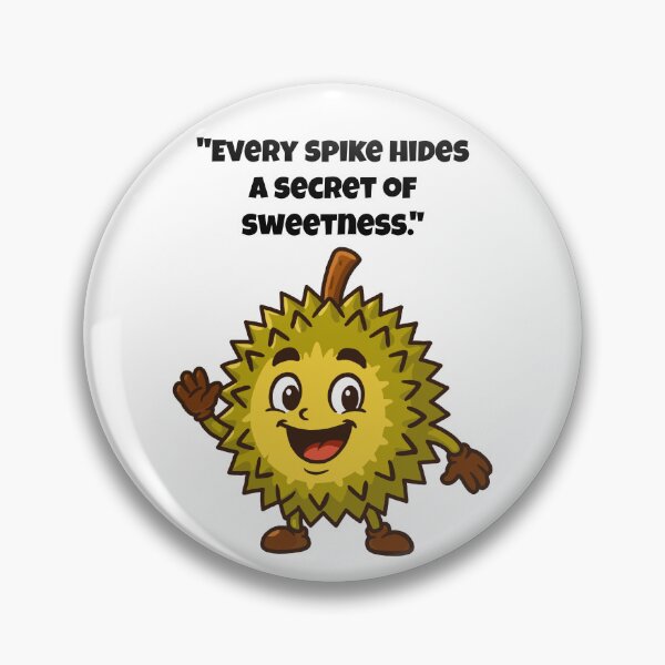 Item preview, Durian Character - Sweetness Beneath the Spikes designed and sold by Latitude 1°N.