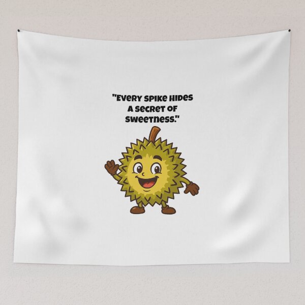 Item preview, Durian Character - Sweetness Beneath the Spikes designed and sold by Latitude 1°N.