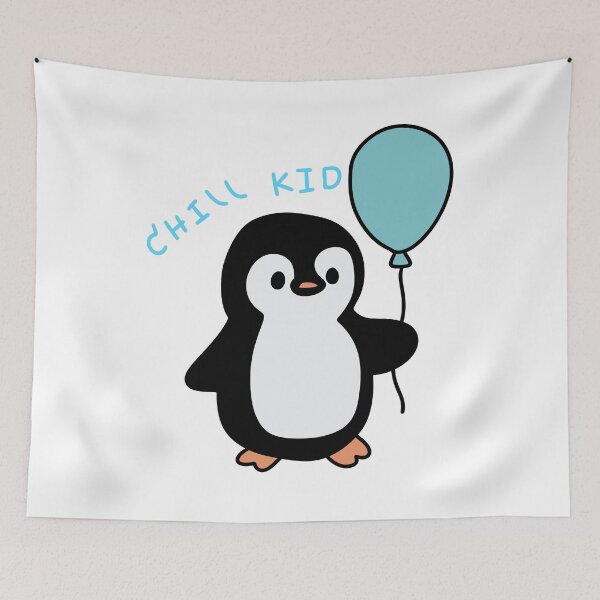 Item preview, Chill Kid Cute Penguin designed and sold by DD Draw.