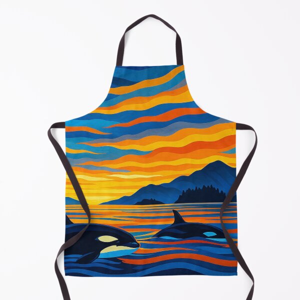 Item preview, Orcas in the Norwegian landscape designed and sold by Sigtrix.