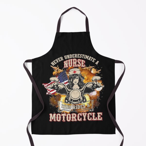Item preview, Never Underestimate Nurse Who Rides A Motorcycle designed and sold by HilpertChelsey.