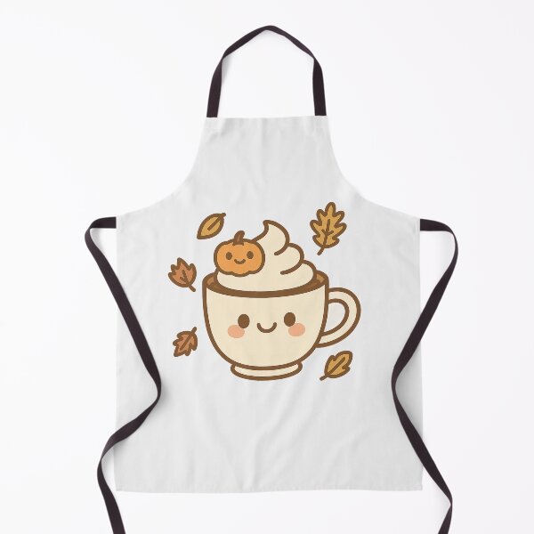 Item preview, Kawaii Pumpkin Spice Coffee – Cozy Autumn Cup designed and sold by Bratak.