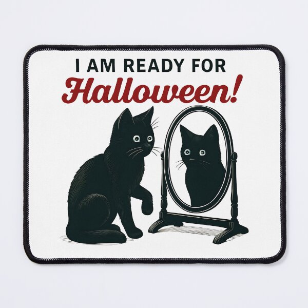 Item preview, Cat Ready for Halloween | Halloween Cat Design designed and sold by GoxyVision.