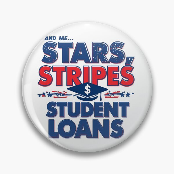 Item preview, Stars, Stripes & Student Loans – Funny American Satire designed and sold by GiggleSnaps.