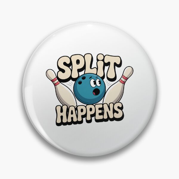 Item preview, Bowling Player Split Happens Funny Streak designed and sold by Blok45.