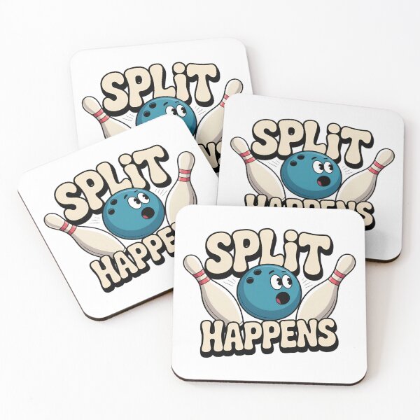 Item preview, Bowling Player Split Happens Funny Streak designed and sold by Blok45.