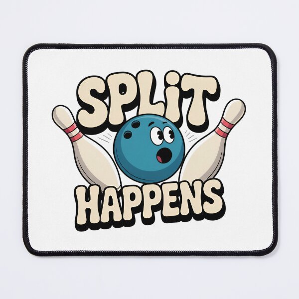 Item preview, Bowling Player Split Happens Funny Streak designed and sold by Blok45.