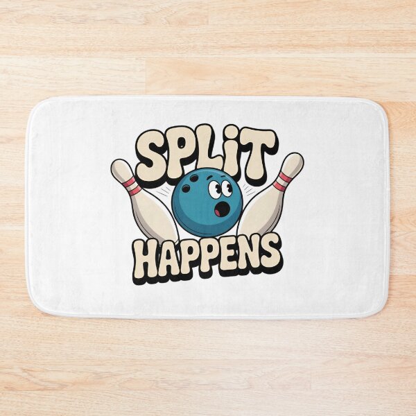 Item preview, Bowling Player Split Happens Funny Streak designed and sold by Blok45.