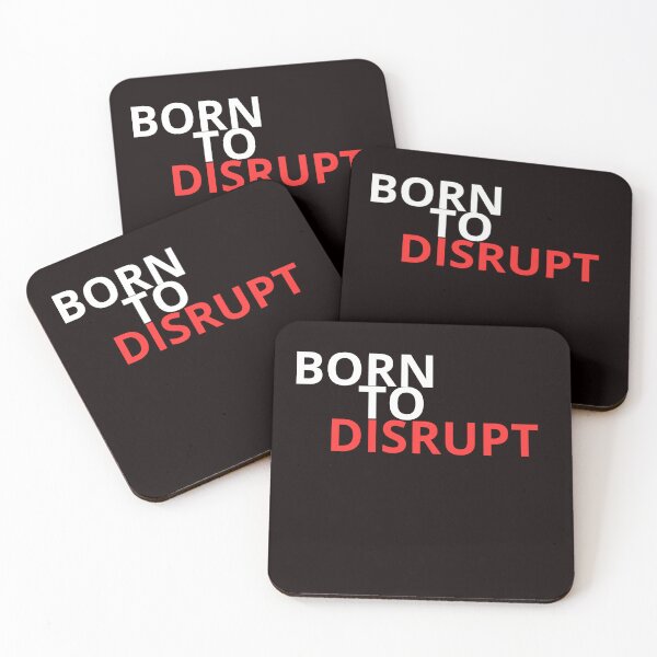 Item preview, BORN TO DISRUPT Bold Statement Tee designed and sold by Nikoverse.