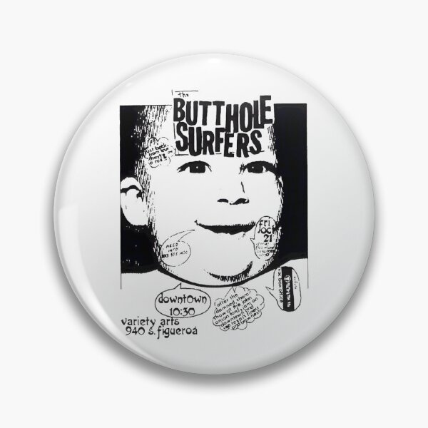Item preview, Iconic Butthole Surfers Concert Flyer80s Punk Rock Art Oversized  designed and sold by YouthNewt22.