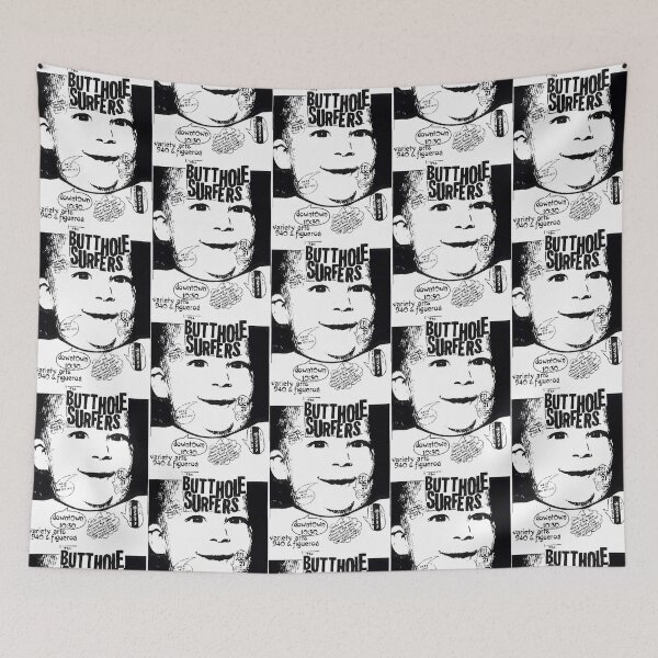 Artikelvorschau, Kultiger Butthole Surfers Konzertflyer 80er Punk Rock Art Oversized entworfen und verkauft von YouthNewt22.