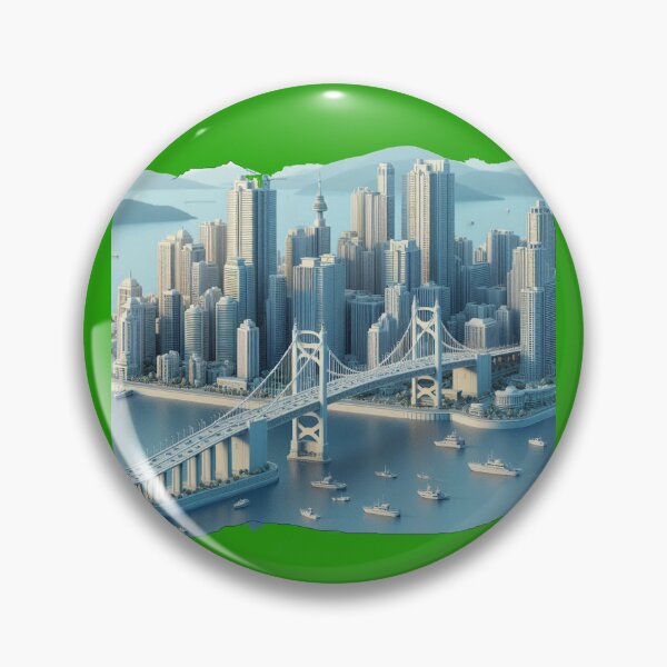 Item preview, Gwangandaegyo Bridge Connecting Haeundae and Gwangan-dong, Busan,  designed and sold by PaintMeWorld.