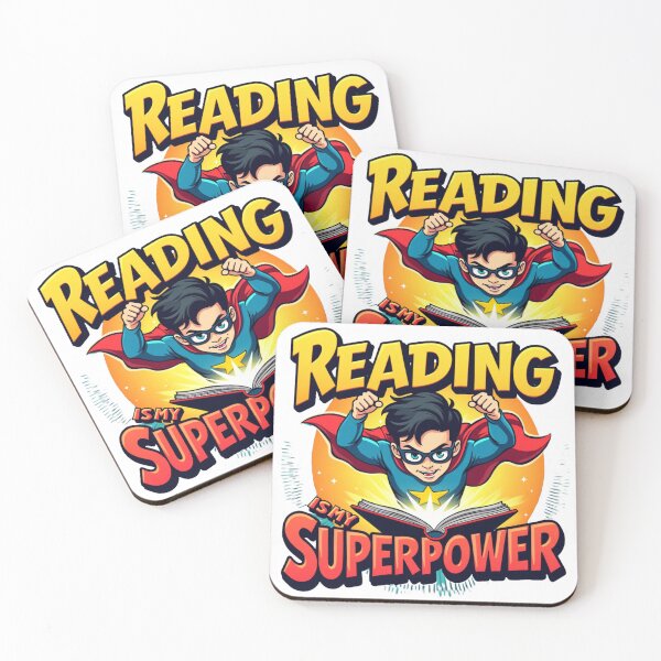 Item preview, Reading is My Superpower – Fun Comic Book Lover T-Shirt designed and sold by shadystitch.