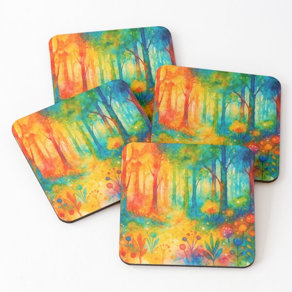 Item preview, Colorful forest in a dream designed and sold by Sigtrix.