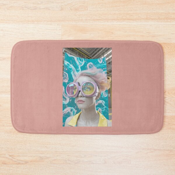 Item preview, Futuristic Goggles  Cyberpunk Portrait Art designed and sold by Emily Parker.