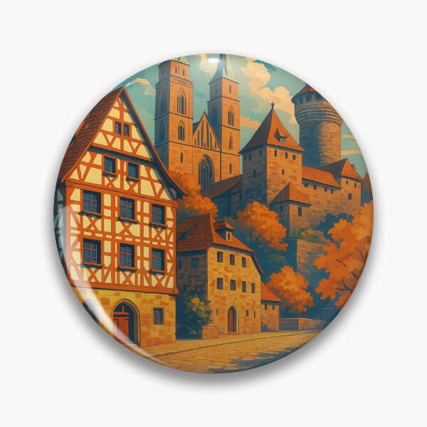 Item preview, Greetings from NÜRNBERG - GERMANY - Retro Autumn Dreams designed and sold by Earth Celebration Designs.