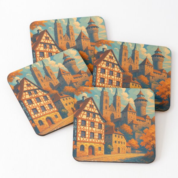 Item preview, Greetings from NÜRNBERG - GERMANY - Retro Autumn Dreams designed and sold by Earth Celebration Designs.