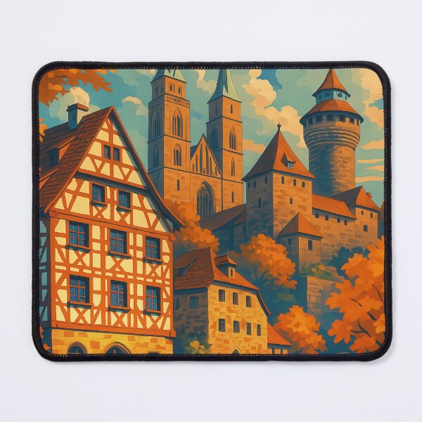 Item preview, Greetings from NÜRNBERG - GERMANY - Retro Autumn Dreams designed and sold by Earth Celebration Designs.
