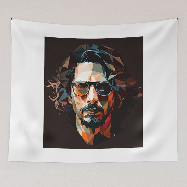 Artikelvorschau, Grunge Mann Cornell abstrakte Illustration entworfen und verkauft von Ezequielkiles.