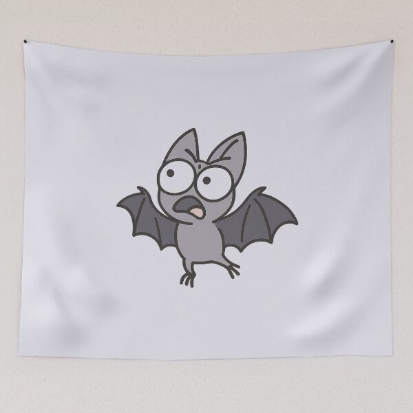 Item preview, Meme Bat – Funny Cartoon Style designed and sold by Bratak.
