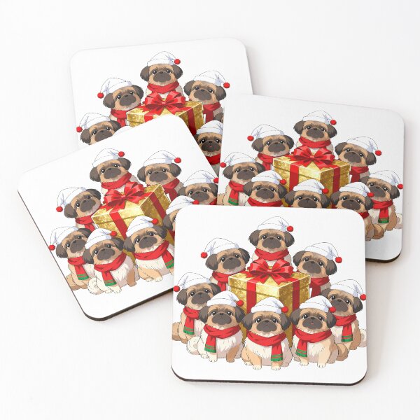 Item preview, Pekingese Merry Christmas designed and sold by forget45studio.