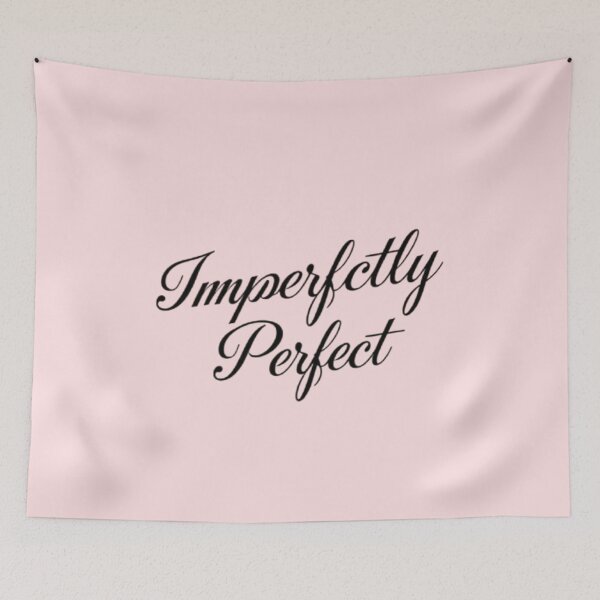 Item preview, Imperfectly Perfect Quote | Motivational Positive affilrmation Typographie.  designed and sold by FunkyPatakha.