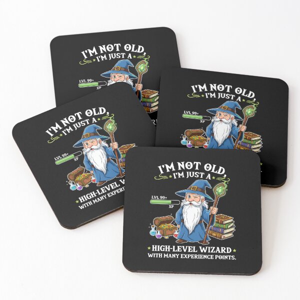 Item preview, I’m Not Old I’m a High Level Wizard – Funny Gaming Wizard designed and sold by Imaginationbeyond.