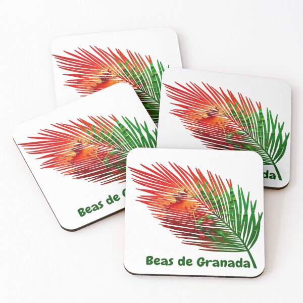 Item preview, Abstract Flag of Beas de Granada – Feather Shape Design designed and sold by ArteJorge48.