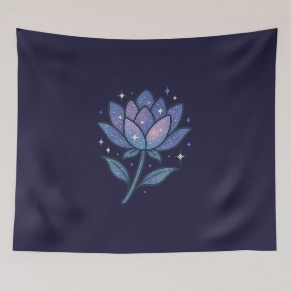 Item preview, Cosmic Bloom – Galaxy Fantasy Flower designed and sold by Bratak.