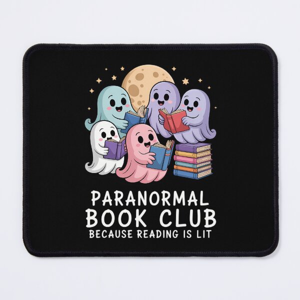 Item preview, Paranormal Book Club A Ghost Reading Halloween Books designed and sold by DeadlockCrew.