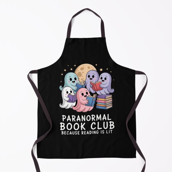 Item preview, Paranormal Book Club A Ghost Reading Halloween Books designed and sold by DeadlockCrew.